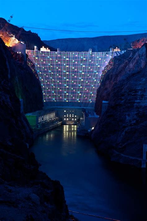 Reclamation Hoover Dam Light Show 2 ~ MAVEN'S NOTEBOOK | California Water News Central