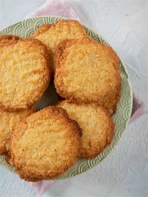 Coconut Biscuits - Easy Peasy Recipe - Belly Rumbles