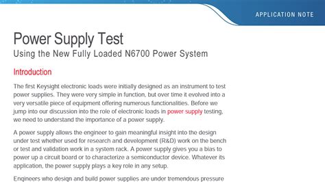 N6700 系列模組化系統電源供應器 | Keysight