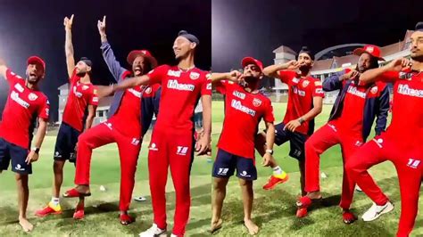 IPL 2021: WATCH- Chris Gayle does the thigh-five celebration with his PBKS teammates