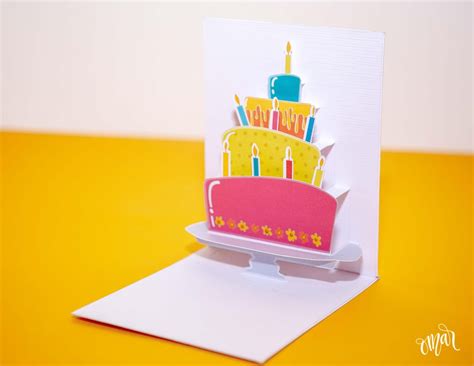 Awesome SVGs: Layered Cake, Pop Up Bithday Card