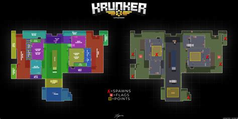 Krunker Overview Maps :: Behance