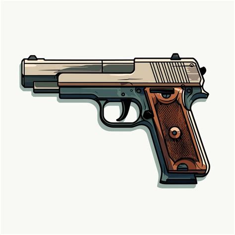 Premium Vector | Vintage pistol illustration