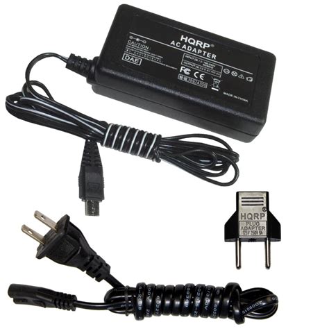 HQRP AC Power Adapter / Charger for Canon CA-590 / CA590, FS100, FS11, FS10, VIXIA HF R10 Black ...