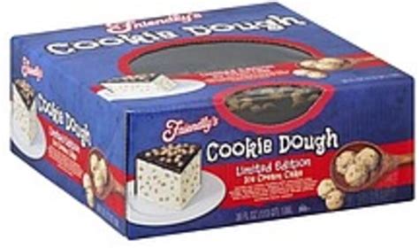 Friendlys Cookie Dough Ice Cream Cake - 36 oz, Nutrition Information ...