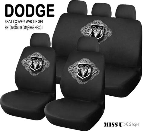 Dodge Ram Logo Seat Covers - Velcromag