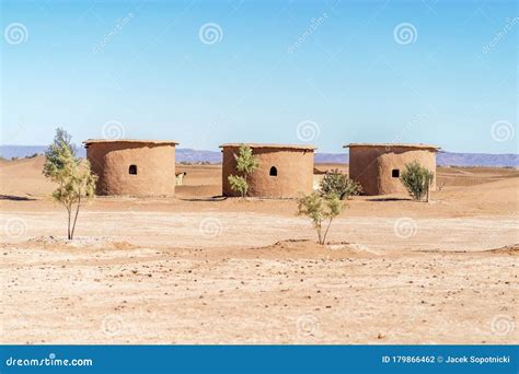 Traditional Mus Houses Built on Sahara Desert in Morocco Stock Photo - Image of desert, culture ...