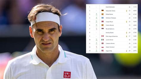 Wimbledon 2022: Roger Federer vanishes from ATP rankings in 25-year first, tennis news | news ...