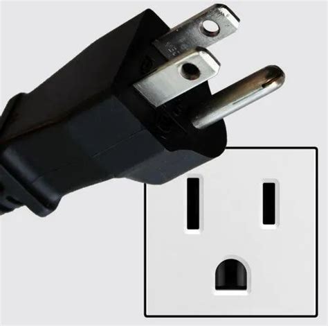 10 A 3 Pin Type B USA / Canada Nema 5-15P Powercord, For Electric Appliance at Rs 52/piece in Thane