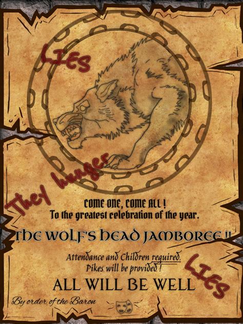 Vallaki - Wolf's Head Jamboree Poster : r/CurseofStrahd