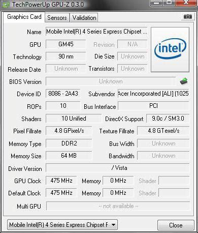 Intel gma x4500 benchmark passmark - socluda