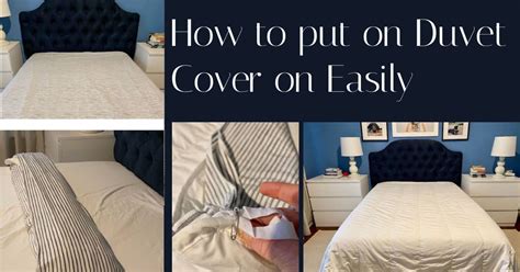 How to Put A Duvet Cover On Easily - Design Morsels