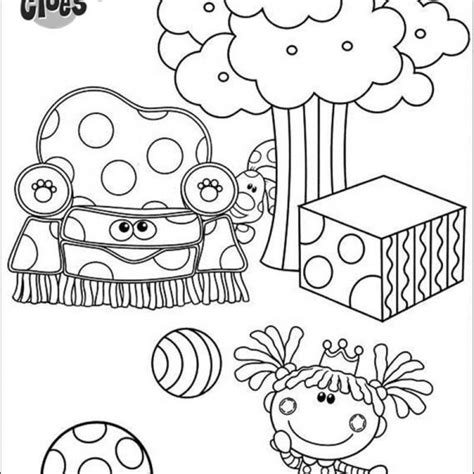 Blue's Clues Coloring Pages Tickety Tock Clock - Free Printable ...