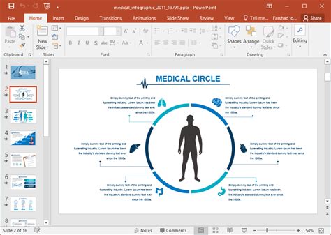 Animated Medical Infographic PowerPoint Template