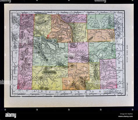 Map of douglas wyoming hi-res stock photography and images - Alamy