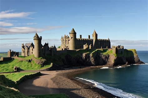 Premium AI Image | Dunluce Castle