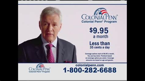 Colonial Penn TV Commercial, 'Question For You' Featuring Alex Trebek ...