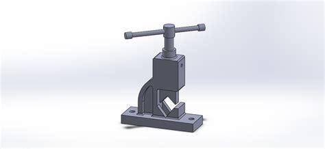 pipe vice assembly - SOLIDWORKS - 3D CAD model - GrabCAD