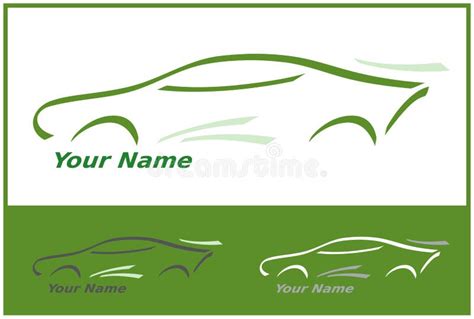 Car Icon in Green for Logo Design Stock Vector - Illustration of failure, dynamism: 13289693