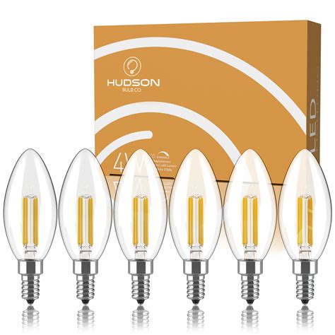 Dimmable Candelabra LED Light Bulbs – Hudson Bulb Co.