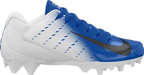 Nike - Nike Kids' Vapor Varsity 3 Football Cleats White/Blue 2.5 ...