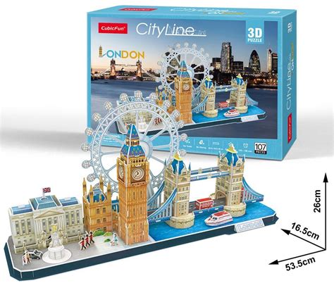 3D Puzzle - London City Line | Holdson Puzzle Store, NZ