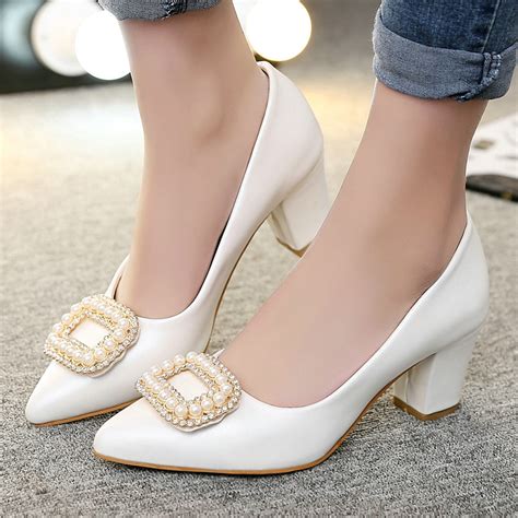 Large Size 11 12 Fashion Pointed Toe Ladies Wedding Shoes Ladies ...