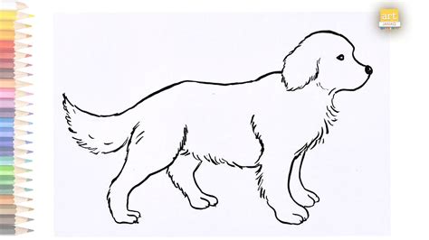 Dog Drawing Outline