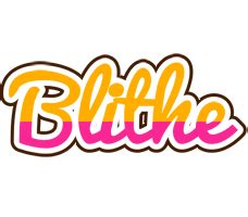 Blithe Logo | Name Logo Generator - Smoothie, Summer, Birthday, Kiddo, Colors Style