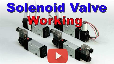 Solenoid Valve Working Principle Explained in detail - YouTube