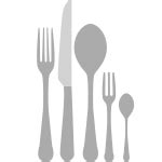 Fork silhouette vector image | Free SVG
