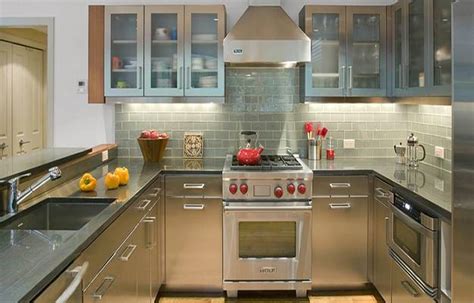 100 Plus 25 Contemporary Kitchen Design Ideas, Stainless Steel Kitchen Countertop