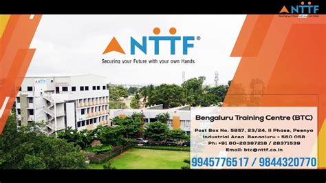 NTTF BANGALORE TRAINING CENTRE - YouTube