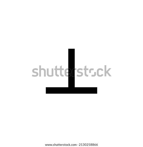 Perpendicular Symbol Vector Perpendicular Geometry Sign Stock Vector (Royalty Free) 2130258866 ...