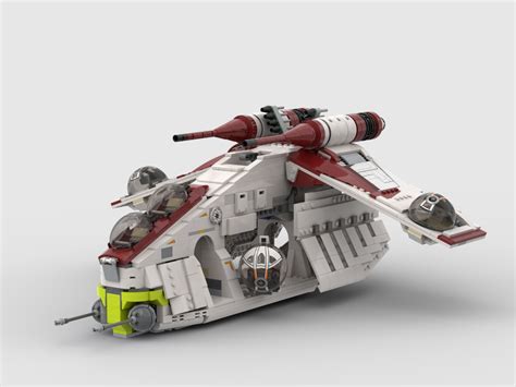 LEGO MOC 75021 REPUBLIC GUNSHIP MODIFIED by DETAIL BRICKS | Rebrickable ...