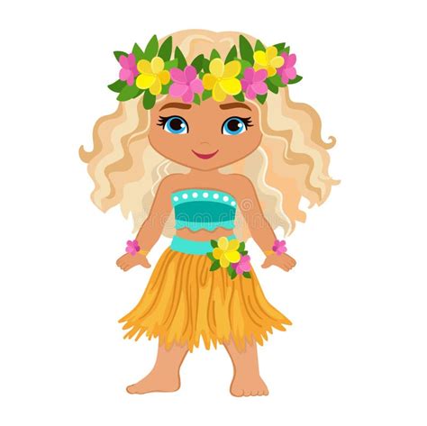 Lovely Cartoon Hawaii Hula Girl Stock Illustrations – 41 Lovely Cartoon Hawaii Hula Girl Stock ...