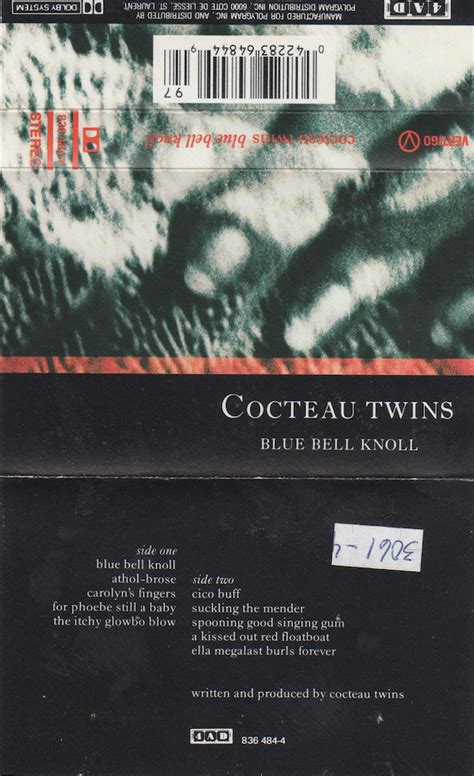 Cocteau Twins - Blue Bell Knoll (1988, Cassette) | Discogs