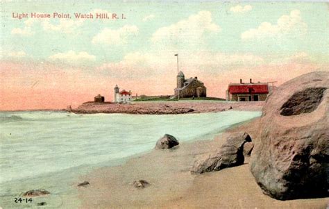 Watch Hill Lighthouse Postcard 20