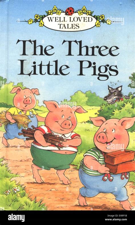 1980s UK The Three Little Pigs Book Cover Stock Photo - Alamy