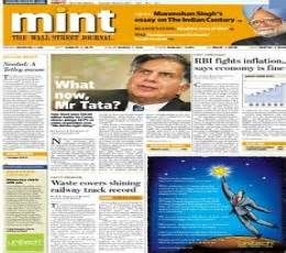 Mint epaper - Todays Mint English Newspaper