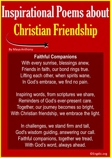 10 Amazing Christian Poems about Friendship (Short & Inspirational ...