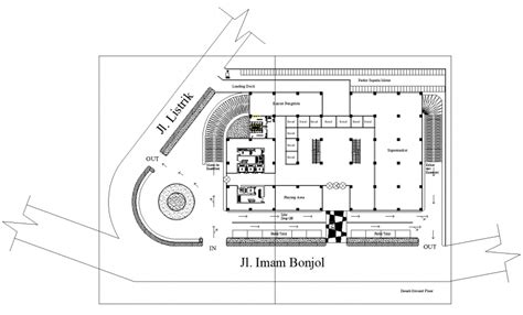 Shopping center plan drawing in dwg file. - Cadbull