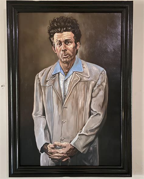 I was commissioned to paint a replica of “The Kramer” from Seinfeld. : r/oilpainting