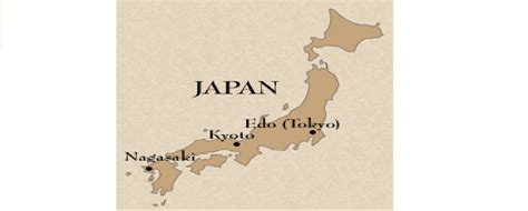 Tokugawa Map - The tokugawa shogunate