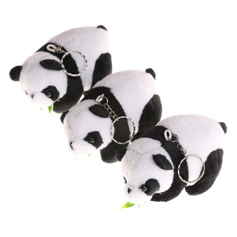 Kawaii Panda Cartoon Doll Plush Keychain - KawaiiMerch.com