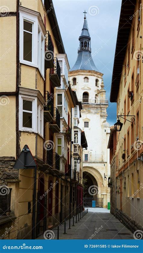 Cathedral of Santa Maria De Vitoria. Vitoria-Gasteiz, Spain Stock Image ...