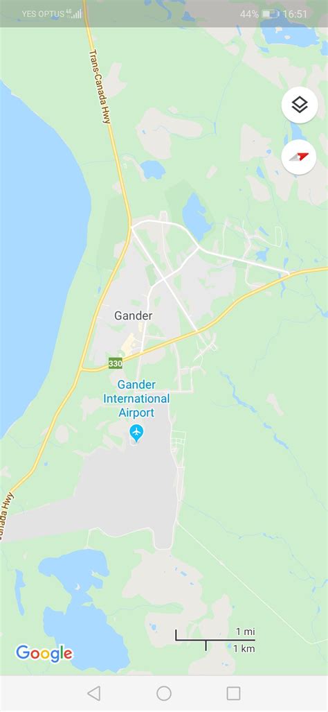 The roads in Gander, Newfoundland, are shaped like a goose head. : r/mildlyinteresting