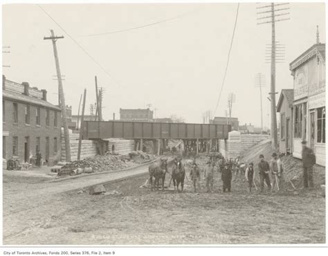 Vintage Queen Street Photographs from Toronto, Canada