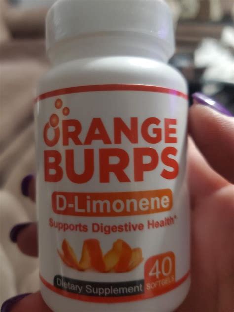 Orange Burps - Target acid reflux safely and naturally