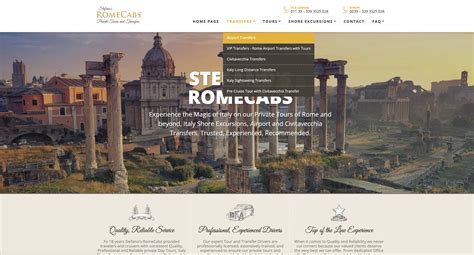 How-to guide to book your RomeCabs Transfer to/from Rome Airport | Romecabs